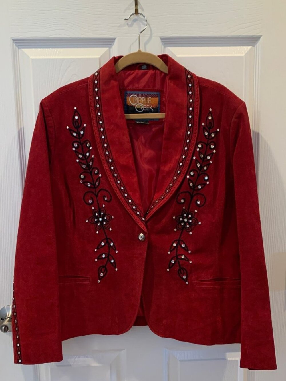 Cripple Creek Vintage Suede Leather Jacket NWOT